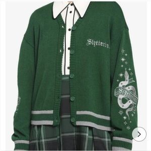 Hot Topic x Harry Potter Slytherin Cardigan, Sz M